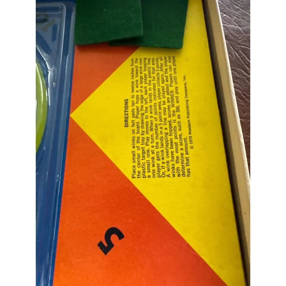 1975 Tiddly Winks Games The Rainbow Works *No Missing Pieces